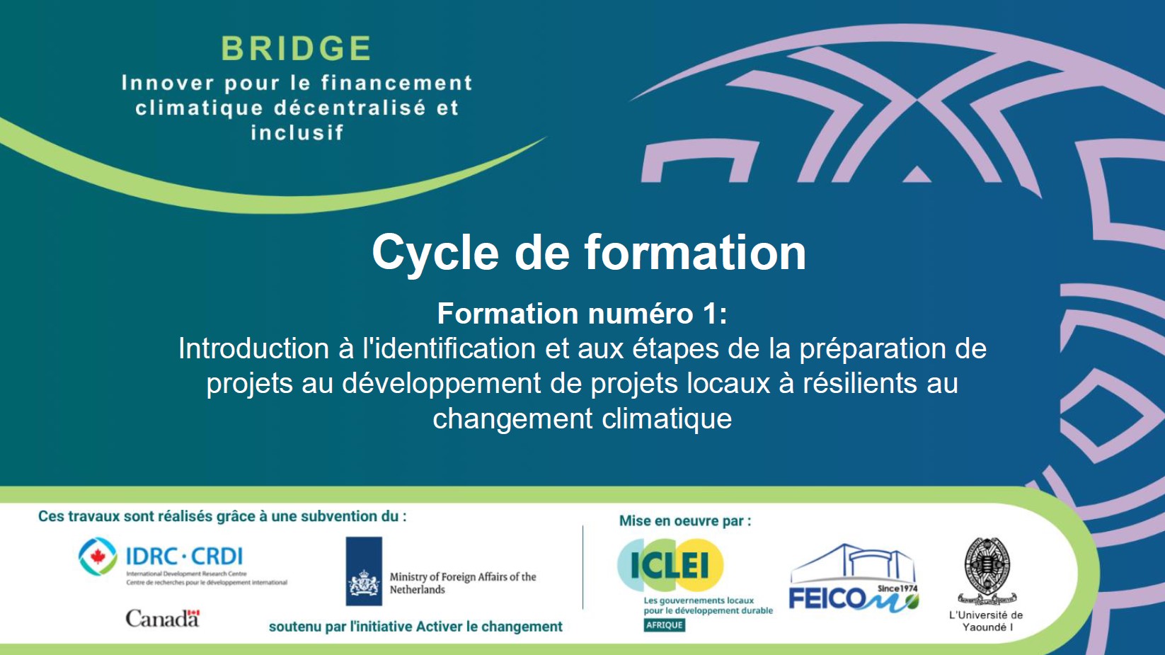 Webinar 1: How to transform local climate plans into "bankable" climate projects?